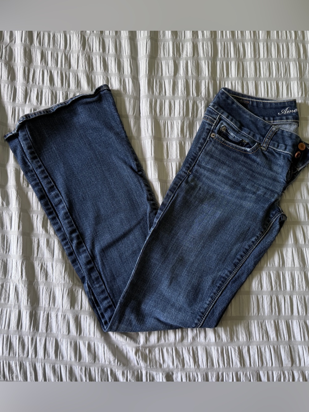 American Eagle Outfitters Dark Blue Artist Jeans